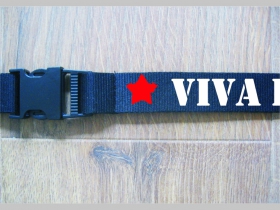 Viva la Revolucion  textilná kľúčenka - šnúrka na krk ( kľúče ) materiál 100% polyester
